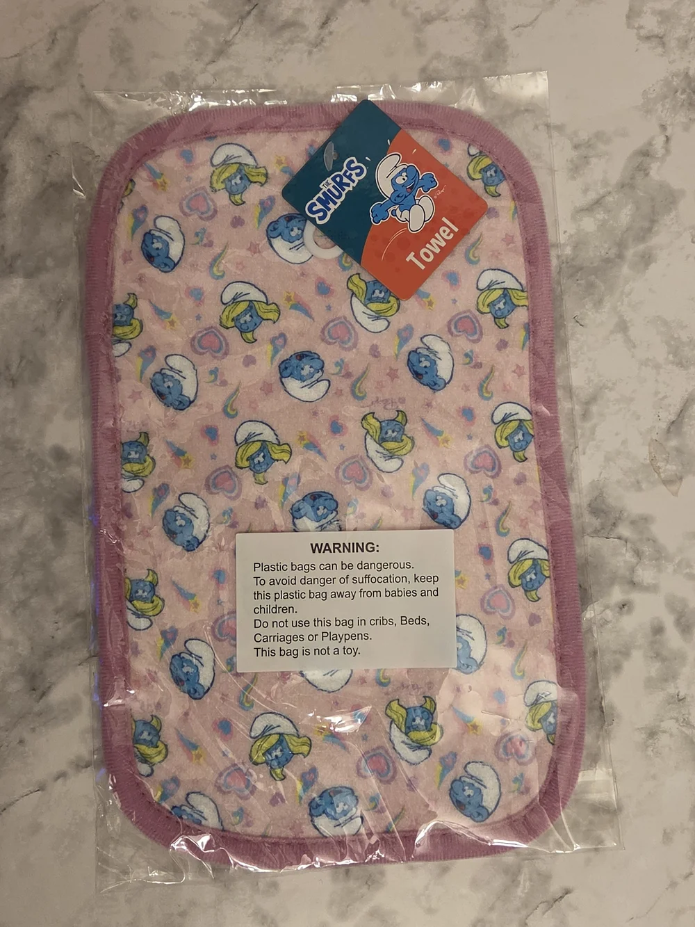 Smurfs Bath & Accessories Set of 6 - Pink & Blue